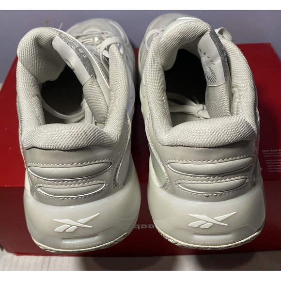 Reebok Angel Reese 1 Diamond Dust Basketball Shoe Mens 10 Grey White 100244236